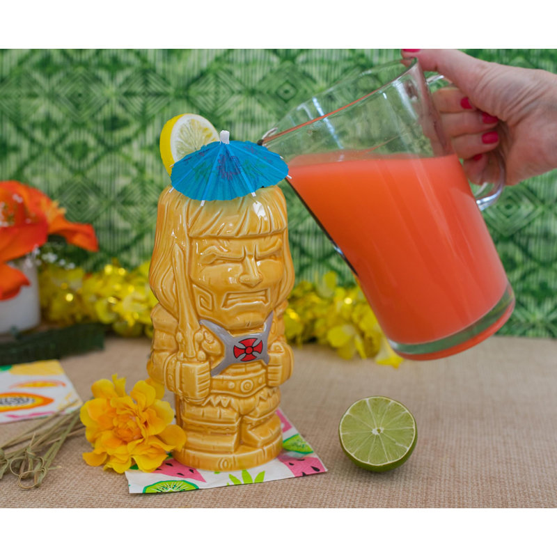 Tasse en céramique Geeki Tikis «Master Of The Universe He-Man» | Peut contenir 20 onces