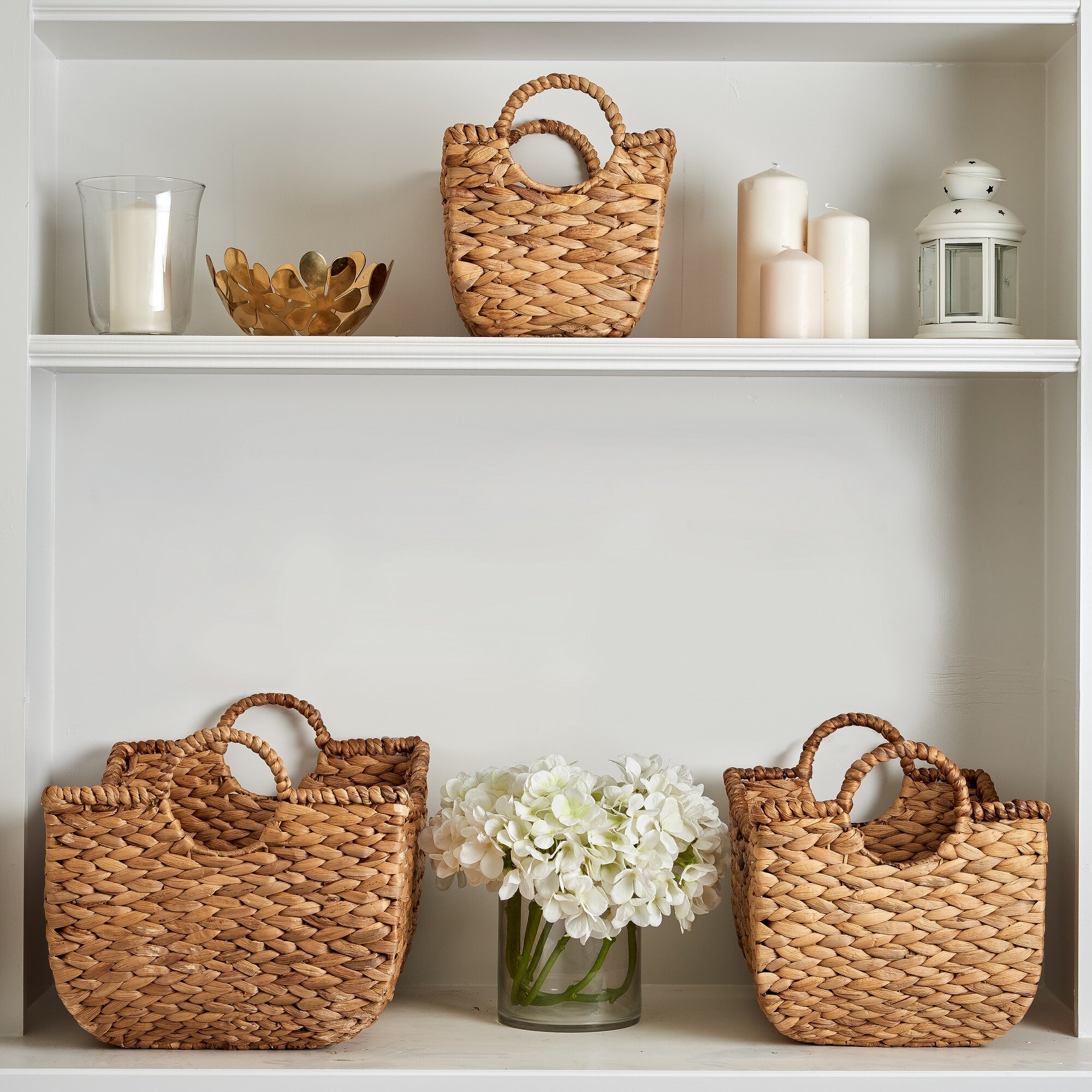 Bay Isle Home Saisha 3 Piece Wicker Basket Set Bay Isle Home