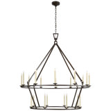 Chapman & Myers Darlana Two-Tier Chandelier