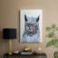 Chaton avec abat-jour - Cavas enveloppés de galerie-1065892289