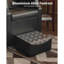 Combo chaise de shampooing et bol Salon - capacité de 450 lb, cuve en ABS profond, similicuir, plomberie double, repose-pieds, assemblage facile-1906102165