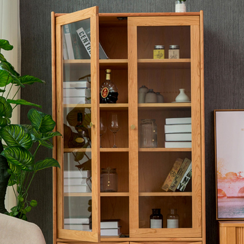 Modern large storage bookcase, Brown