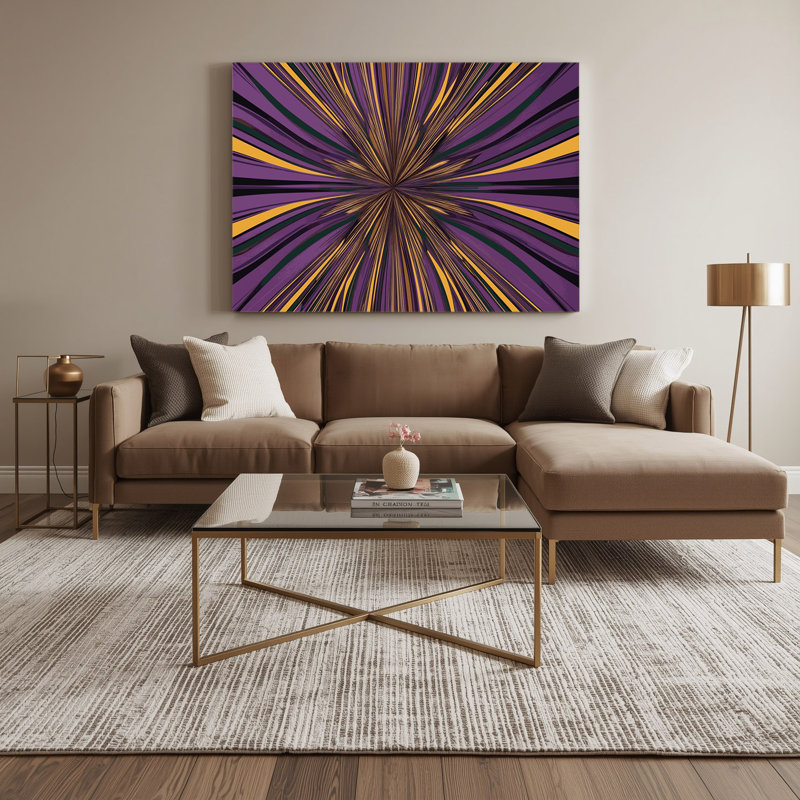Art mural sur toile Op Art 40, H 16 po x l 20 po