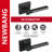 Matt Black Keyed (Entry) Door Lever