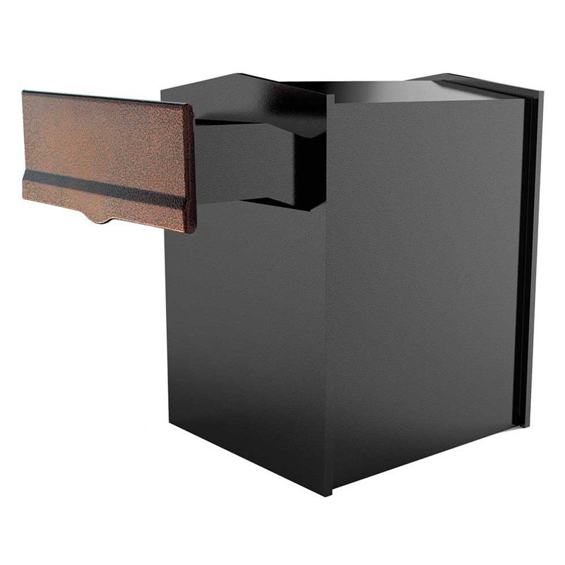 Liberty Aluminum Wall Mounted Mailbox, Antique Copper