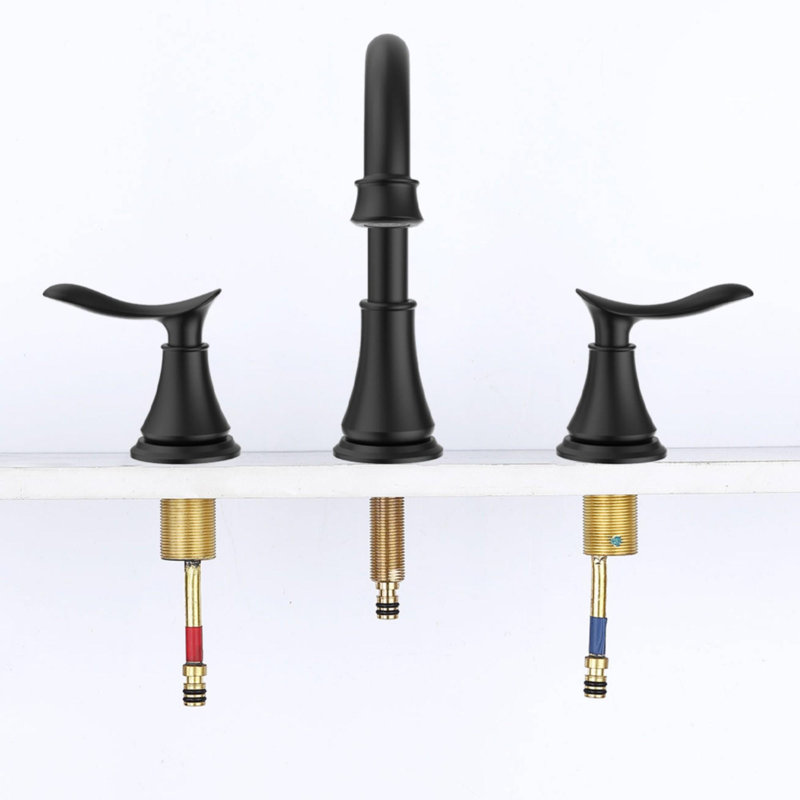 Bathroom faucet with 360 degree turn spout, Matt Black
