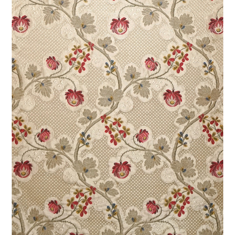 Trottola Fabric, Strawberry Cream