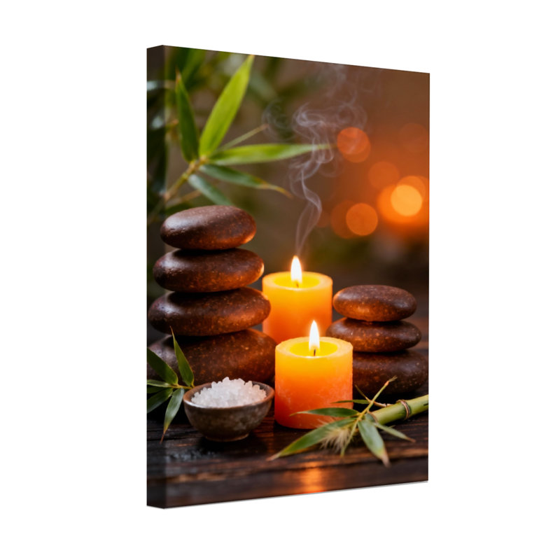 Bain et lessive Calm Stones Candles, H 30 po x l 20 po