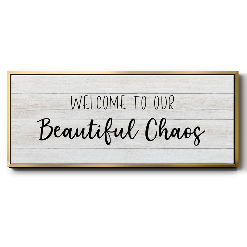 Beautiful Chaos - toile encadrée