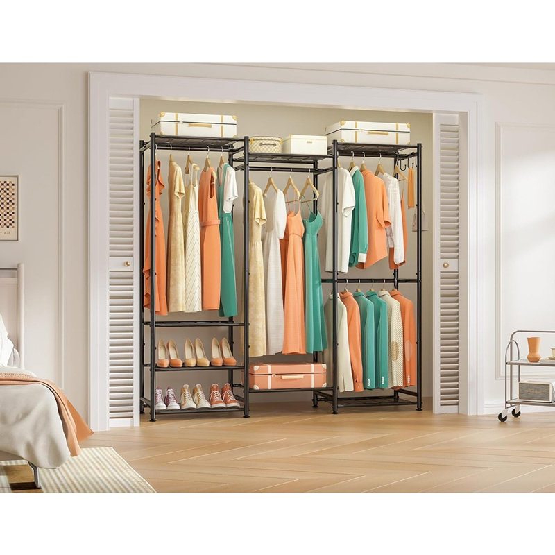 Portant à vêtements robuste pour placard