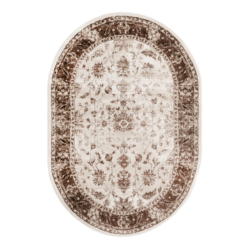 Anah Oriental Indoor Rug, Oval 4'1" x 6'1"