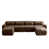Polyester chocolat est en rupture de stock