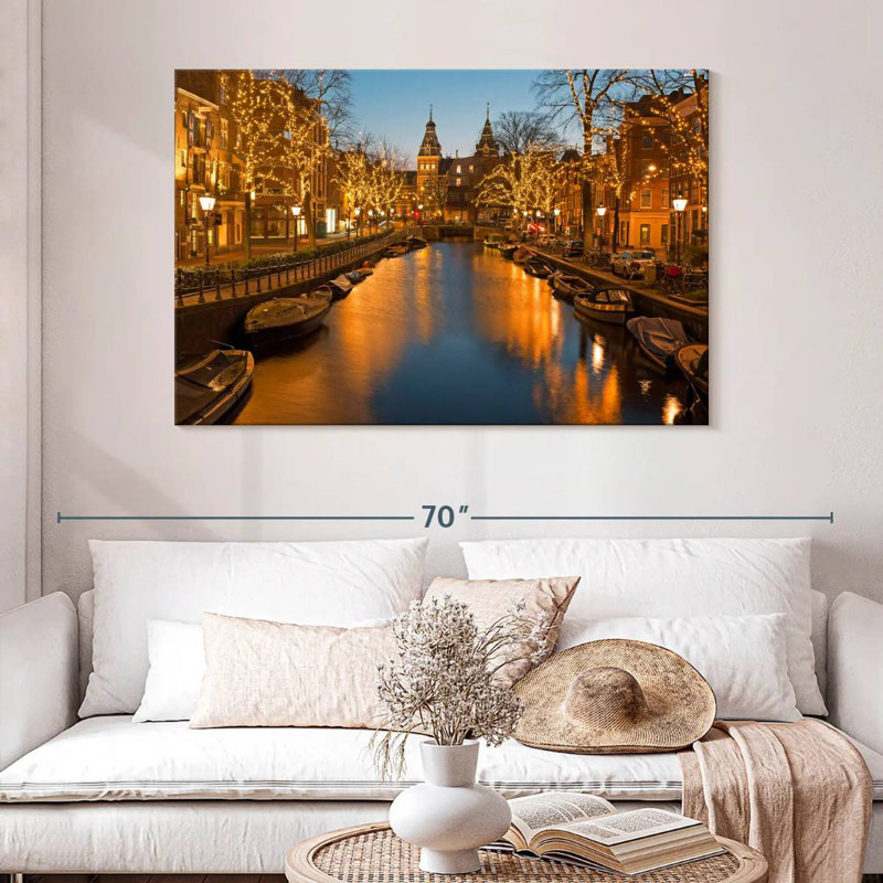 Lumières de Noël Sireci Amsterdam, H 32 po x l 48 po