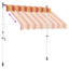 VidaXL 115cm D Polyester Cover Retractable Patio Awning-129911285