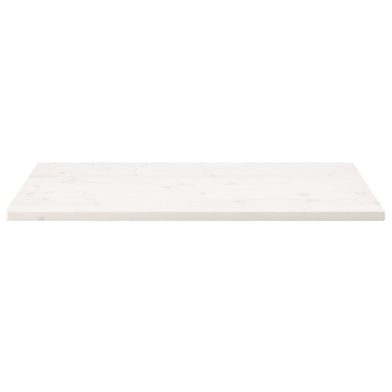 Quenemo Solid Wood Table Top, White, 2.5cm H x 100cm W x 60cm D