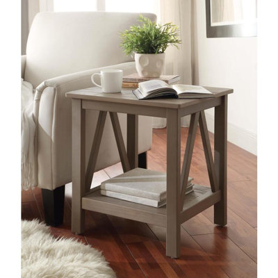  Titian Driftwood End Table
