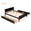 Lit plateforme avec rangement en bois massif Sebbie-829696169-829696170