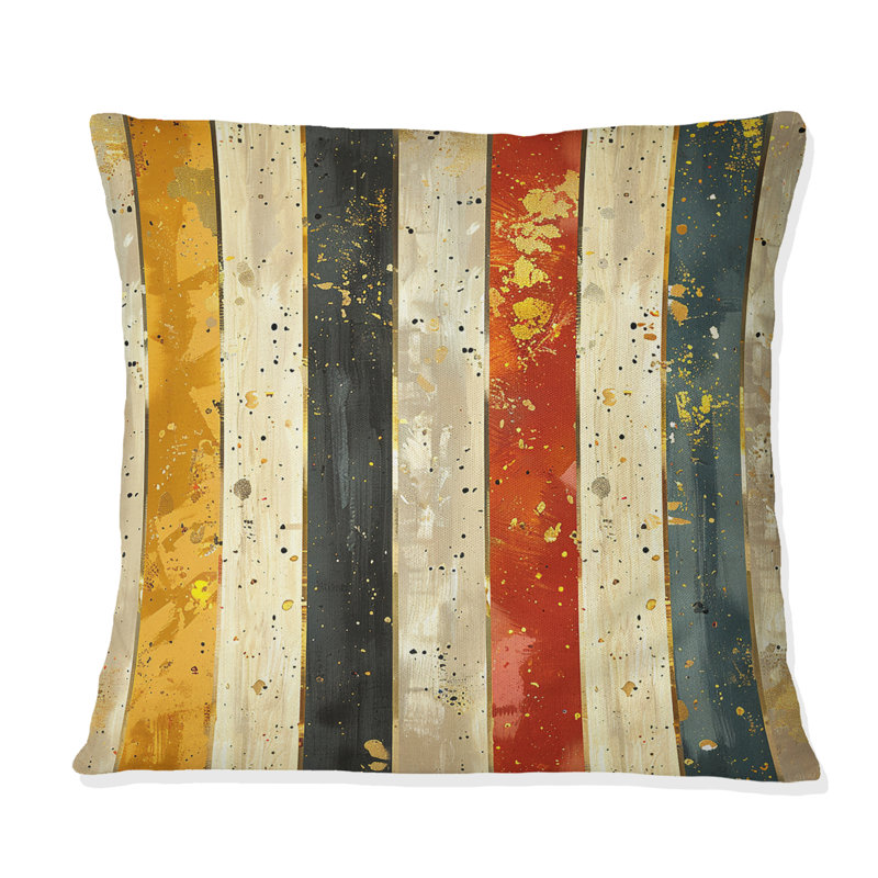 Coussin décoratif Glam Sparkling Stripes V - Glam, H 18 po x H 18 po