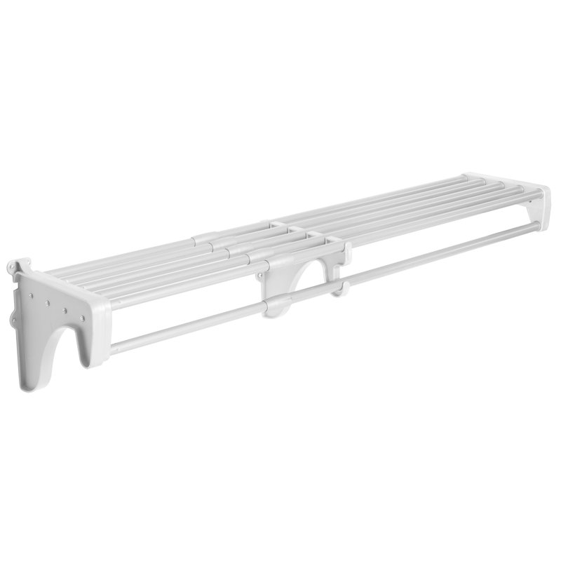 Metal Bracket Shelf, White