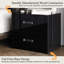 Table de chevet en noir-540349003