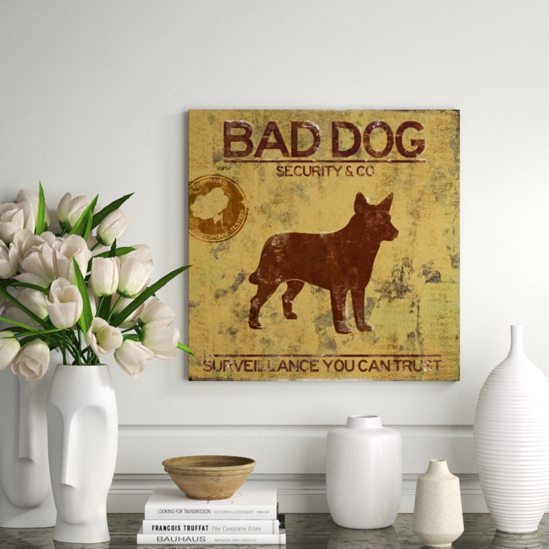 Canine Sign IV Print by Austin Beiv, 30" H x 30" W, Plexi