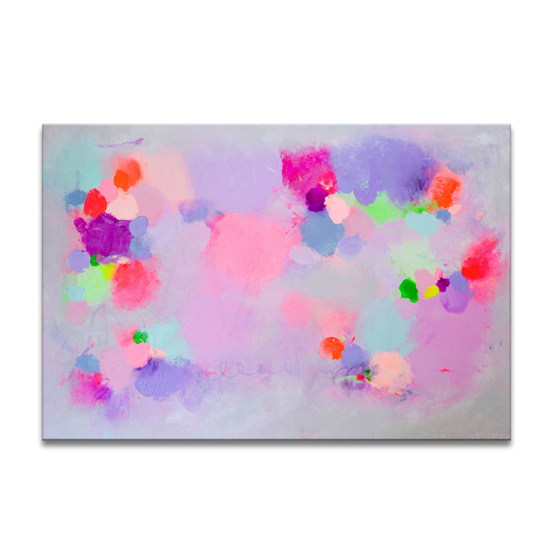 One-of-a-Kind Original 'Caught in A Daydream' by Samerra - Wrapped Canvas Painting
