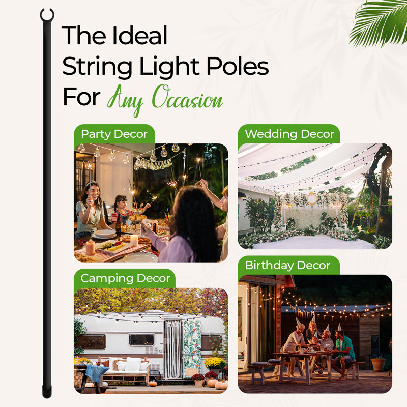 Quintica String Light Pole