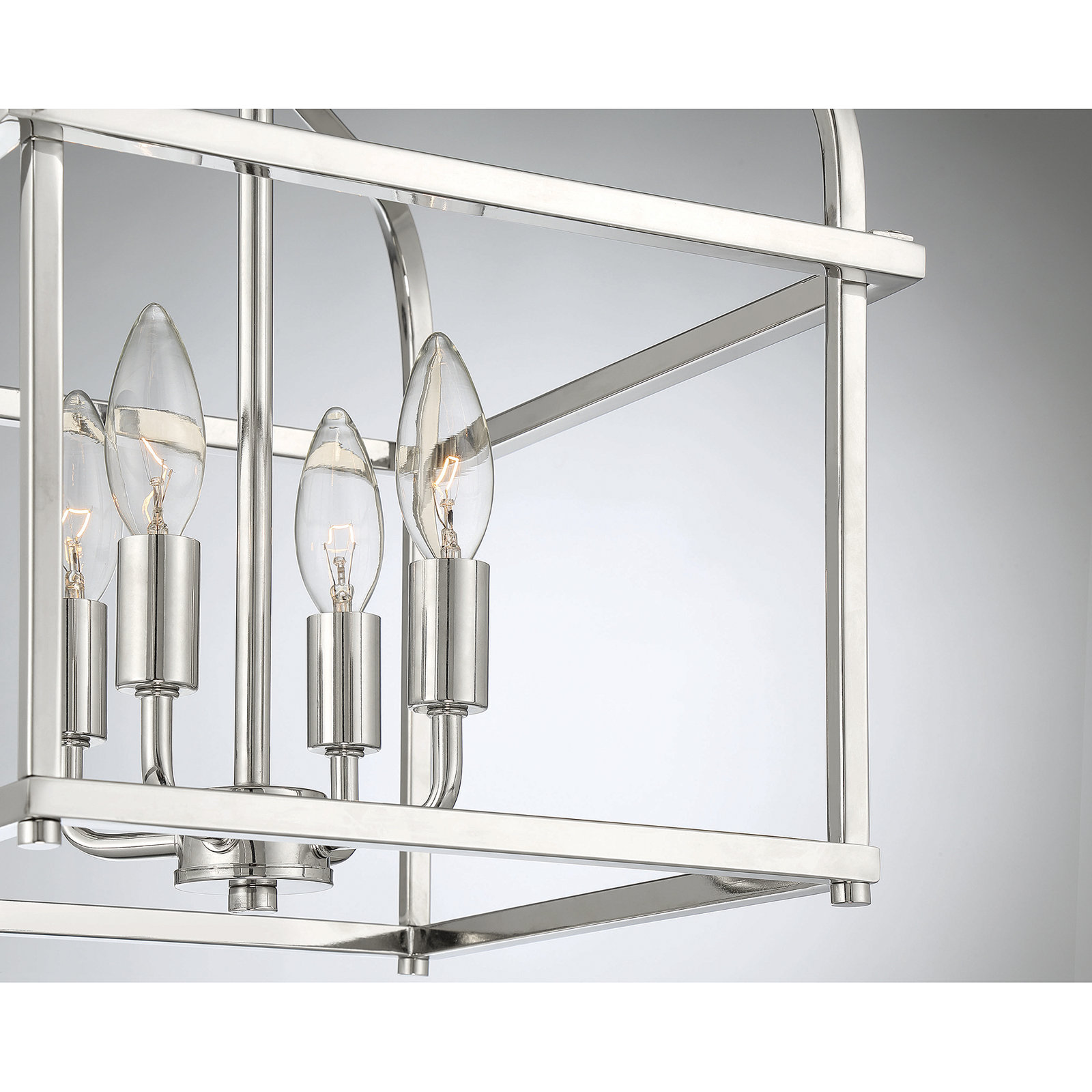 Condor 4 - Light 12" Flush Mount, Polished Nickel