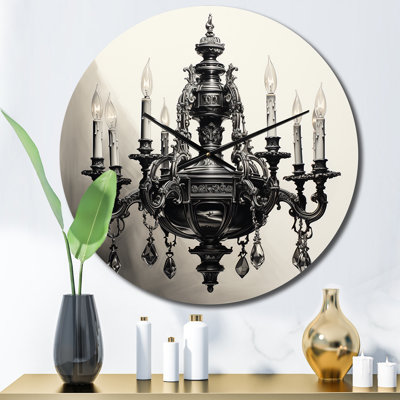 Horloge murale Chandelier