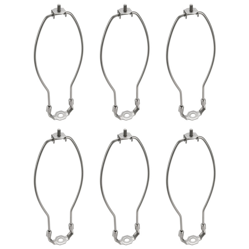 Lamp Finial, 10" H x 5.5" W x 0.8" D, Satin Nickel