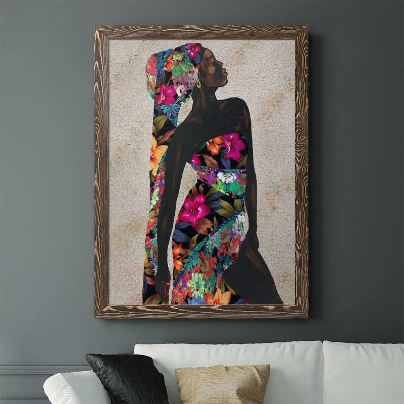 «Woman Strong I», toile encadrée de qualité supérieure - prête à être accrochée, H 37,5 po x l 27,5 po x P 1 po