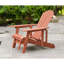 Chaise Adirondack avec repose-pieds