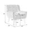 Fauteuil ergonomique en velours noir-2008374945