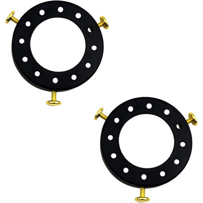 2 adaptateurs de type abat-jour en métal pour abat-jour en métal de type UNO, anneau de montage pour luminaire suspendu de 2 3/4 po pour les lampes suspendues