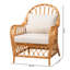 Fauteuil large de 30,3 po Bianna