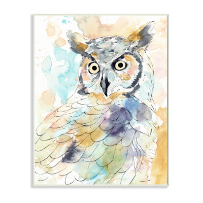 " Majestic Owl " by Annie Warren Painting Print