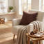 Housse de coussin simple à rayures-131256091
