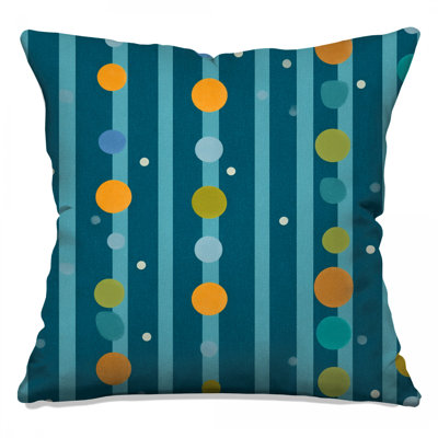 Polka Dots Throw Pillow, Pattern Double Sided Pillows