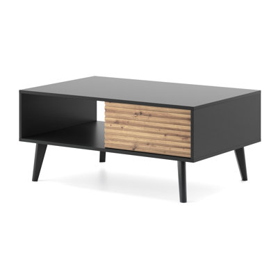 Ballast Four Leg Coffee Table with Storage