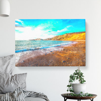Worbarrow Bay In Dorset - Wrapped Canvas Print
