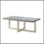 Ensemble de tables basses 3 pièces Luno, table basse et deux tables de bout, faux béton et blanc Luno-597834813-597834817