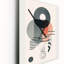 Pure Lunar Imagination Geometric Minimalism III - Transitional Wall Clock Oversized-99637544
