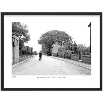 Broomedge, Burford Lane C1955 by Francis Frith - Single Picture Frame Print