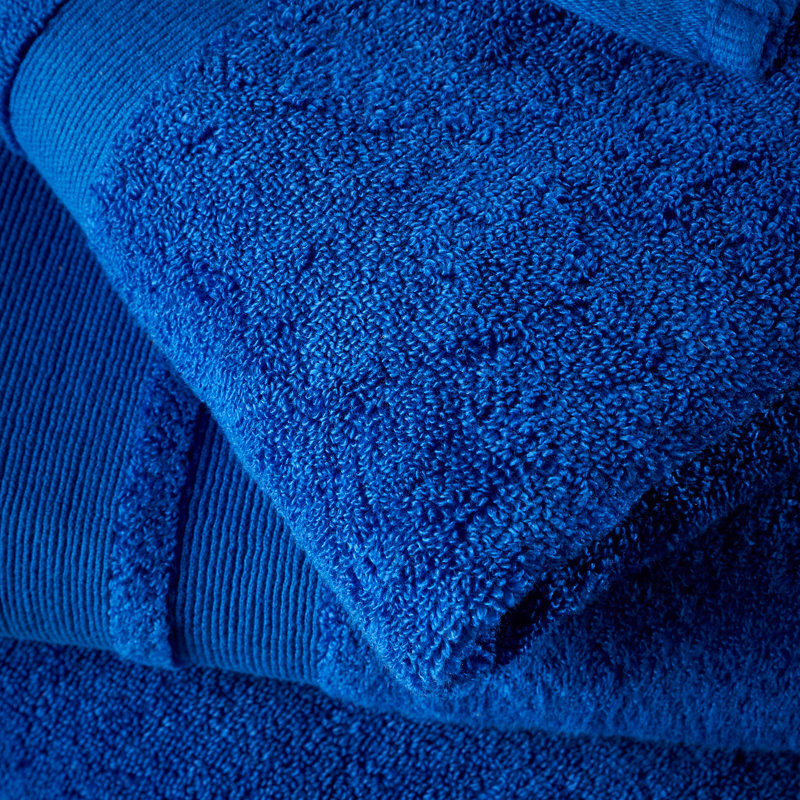 Zero Twist Cotton Modal Hand Towel, Blue