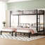 Lit superposé simple au-dessus de simple et simple pour 3 personnes, lit superposé simple au-dessus de simple et simple-1162023316