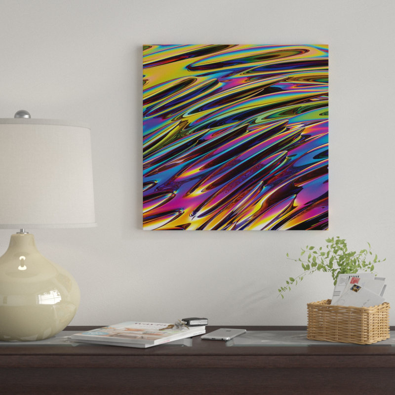 « zigzag » par danny fabrice, reproduction d’impression sur toile tendue, H 12 po x l 12 po x P 0,75 po, Toile tendue