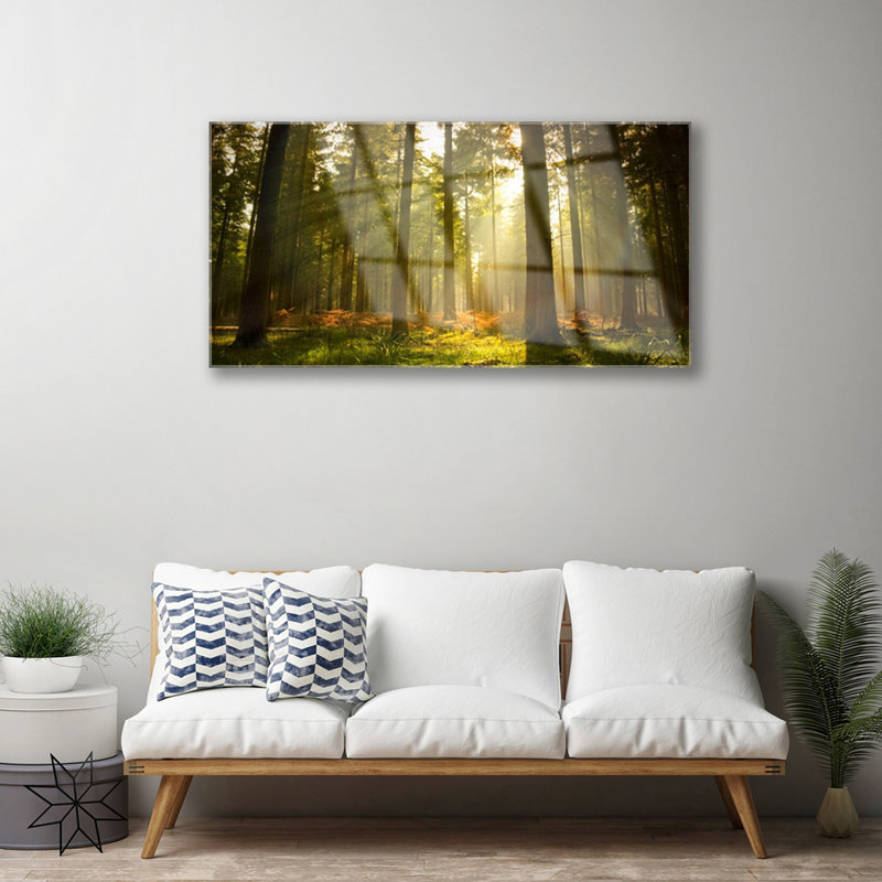 Nature Forest - No Frame Print on Glass