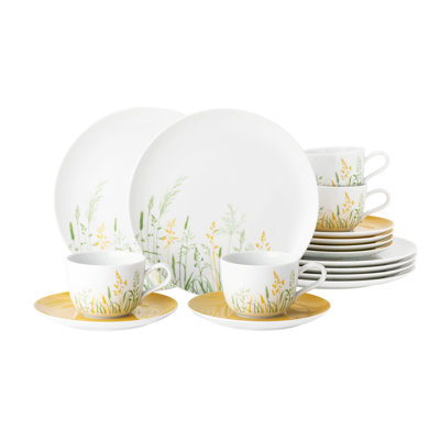 Piece Porcelain Dinnerware Set - Service for 6