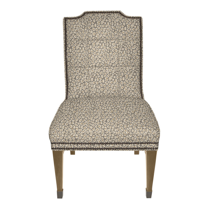 Travis By Michael Weiss Upholstered Dining Chair, Hampton, Callaloo Cotton, Yes