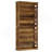 Classic Wooden Bookshelf,Elegant Display Shelves,Sturdy Freestanding Bookcase